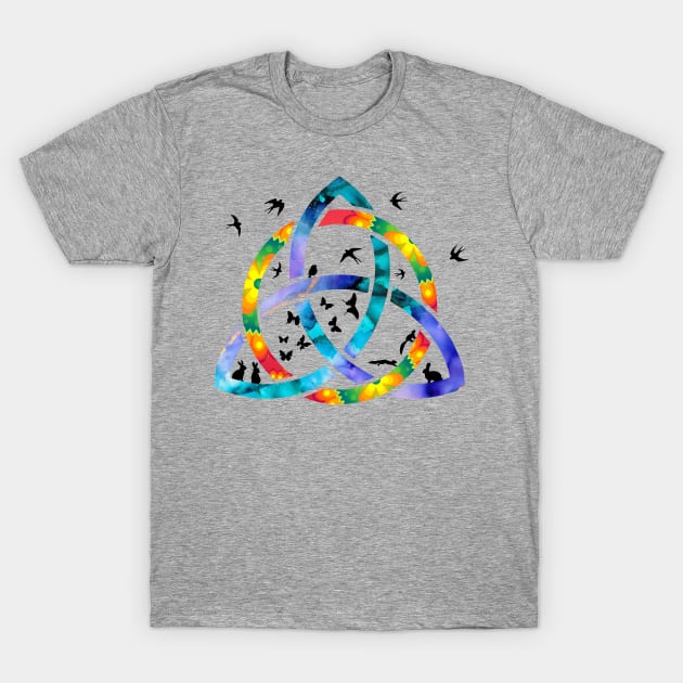 British Summer Celtic Knot T-Shirt by Wild Geometric